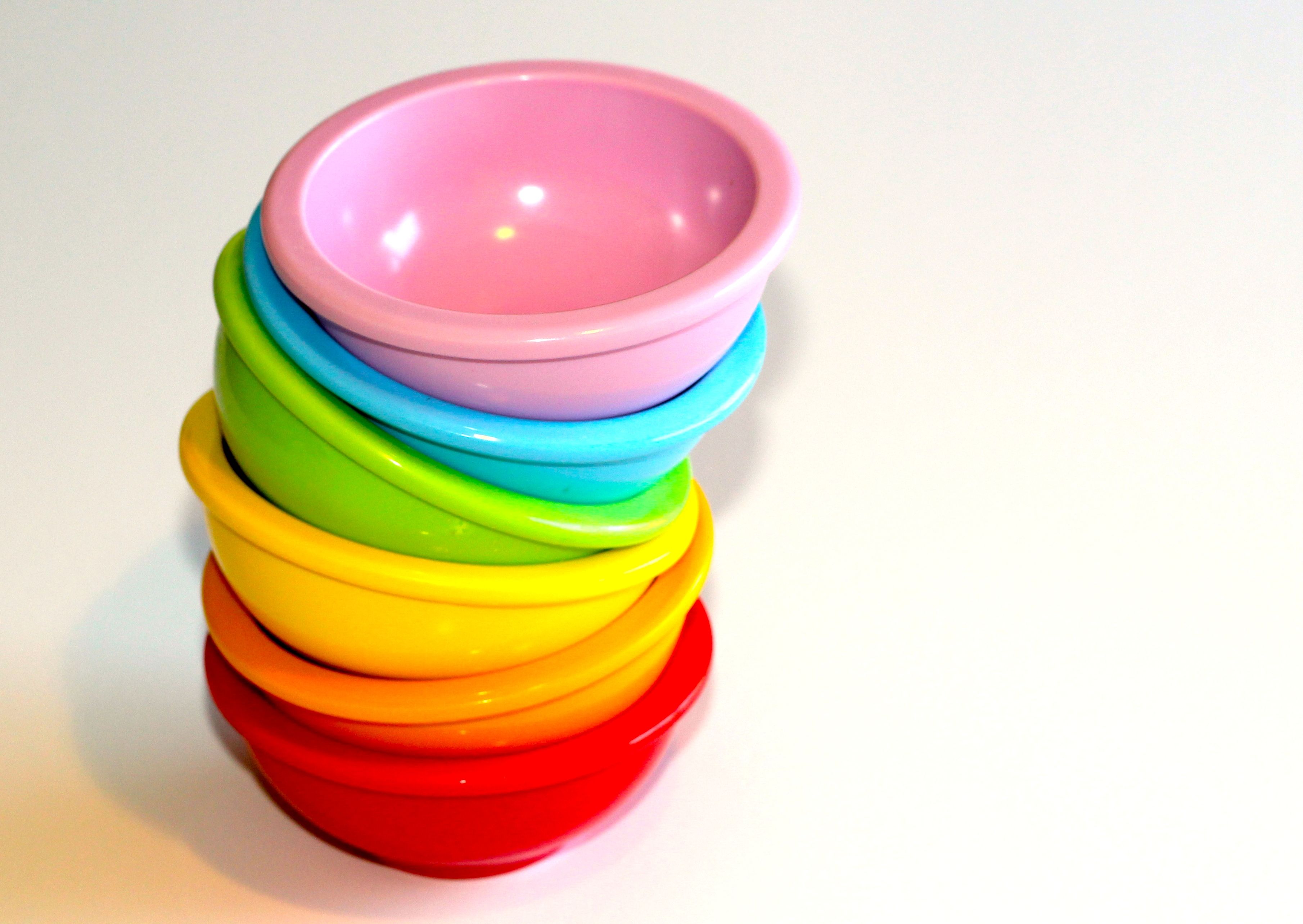 Rainbow dishes